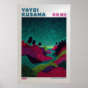 Affiche Yayoi Kusama - Paysage - Yayoi Kusama