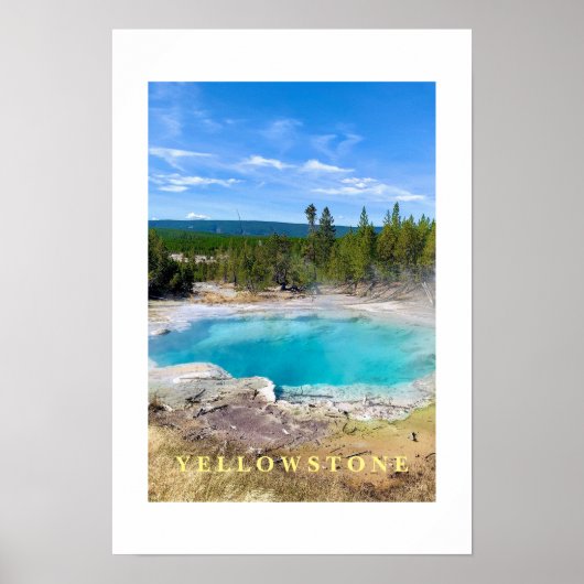 Affiche Yellowstone Thermal Hot Pot (Devant)