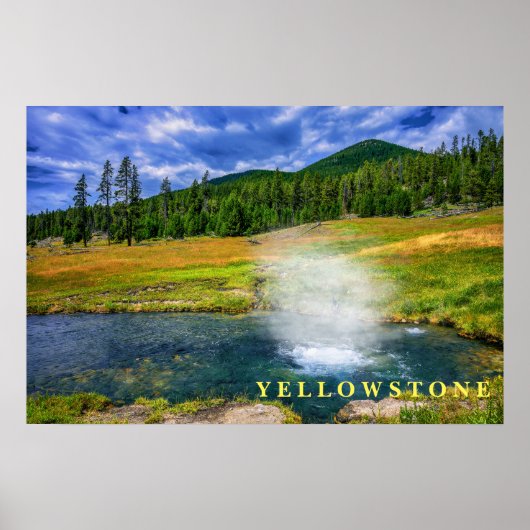 Affiche Yellowstone Thermal Hot Pot (Devant)