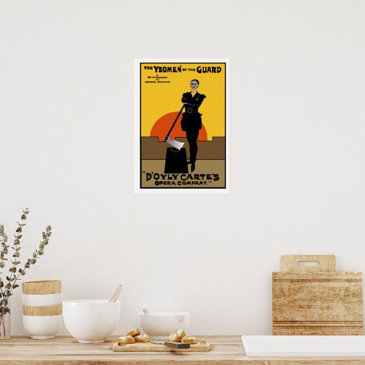Affiche Yeomen of the Guard Imitation (Cuisine)