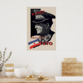 Affiche Yougoslavie Vive Tito (Cuisine)