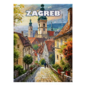 Affiche Zagreb, où chaque coin recèle un trésor ca (Devant)