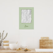 Affiche 'Zen Bamboo' (Cuisine)