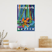 Affiche Zoo Berlin avec canard (Cuisine)