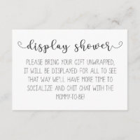 Afficher la carte de douche