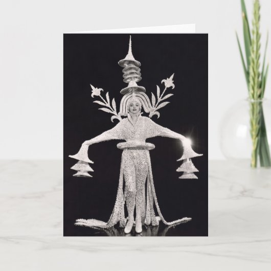 Afficher la carte de voeux des filles - Costume -  (Devant)