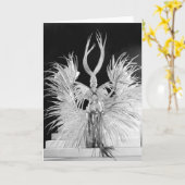 Afficher les cartes de voeux des filles - Costume  (Fleur jaune)