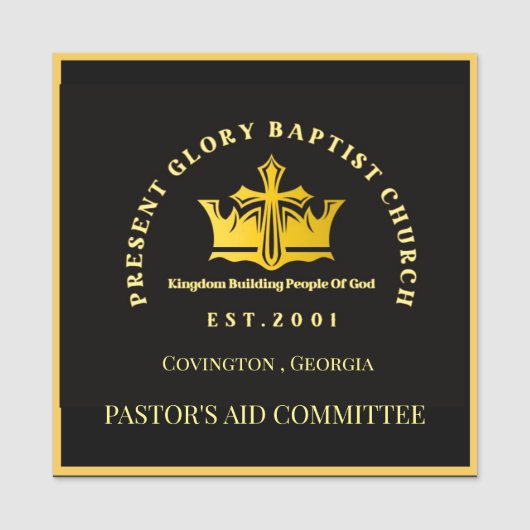 Afficher les étiquettes de nom de gloire (Devant)