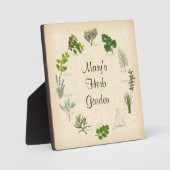 Afficher Votre Plaque Jardin Herbe (Recto)