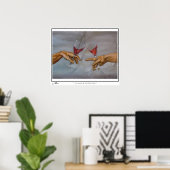 affiches "a la santé de Michel Ange" (Bureau à domicile)