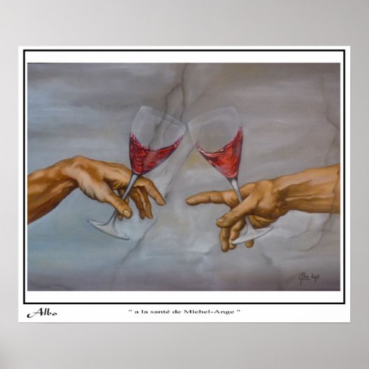 affiches "a la santé de Michel Ange" (Devant)