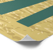 Affiches à rayures Sunburst (Coin)