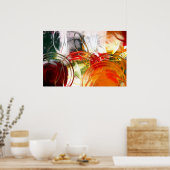 Affiches Abstraites de l'ordinateur - Impression A (Cuisine)