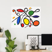 Affiches Abstraites des couleurs primaires (Bureau à domicile)