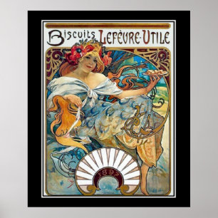 Affiches anciennes de biscuits Lefevre