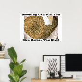 affiches anti-tabac (Bureau à domicile)