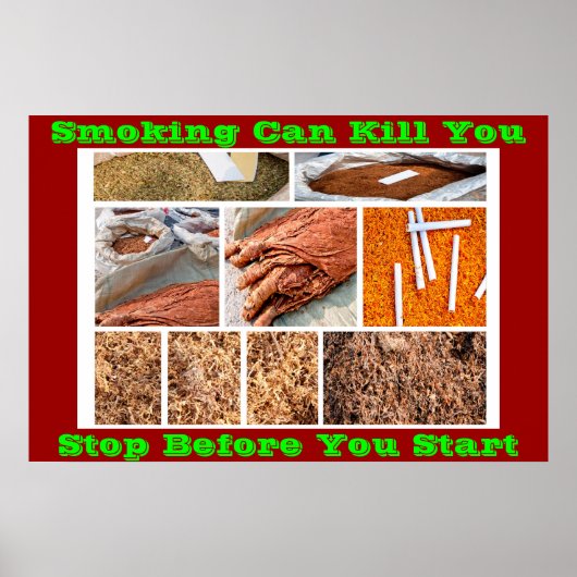 affiches anti-tabac sur Green (Devant)