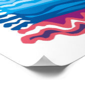 Affiches Arc-en-ciel Abstraites (Coin)