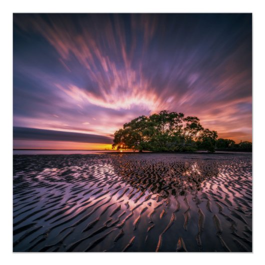 Affiches Cloud and Sea Waves (Devant)