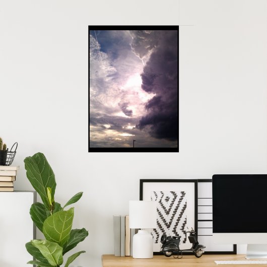 AFFICHES DANS L'affiche CLOUDS (Bureau à domicile)