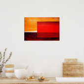 Affiches d'art abstrait moderne - Impression d'art (Cuisine)