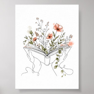 Affiches d'art botanique de la ligne de Blooms Boo