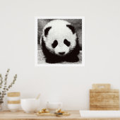Affiches d'art de bébé panda (Cuisine)