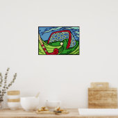 Affiches d'art de hockey sur gazon (Cuisine)