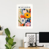 Affiches d'art de Matisse - Affiche de fleurs abst (Bureau à domicile)
