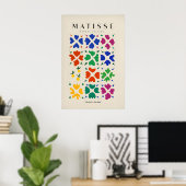 Affiches d'art de Matisse - Affiche de grille flor (Bureau à domicile)