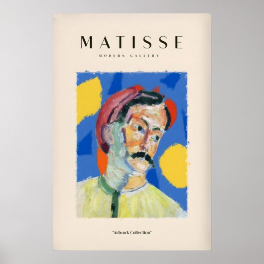 Affiches d'art de Matisse - Affiche de portrait d' (Devant)