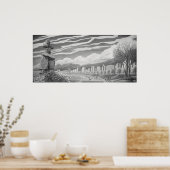 Affiches d'art de Vancouver Imprimantes d'Inukshuk (Cuisine)