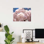 affiches d'art floral de printemps Fleurs de ceris (Bureau à domicile)