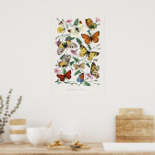 Affiches d'art mural papillons Style artistique vi (Cuisine)