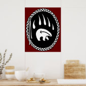 Affiches d'art tribal Imprimantes d'art d'ours tri (Cuisine)