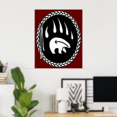 Affiches d'art tribal Imprimantes d'art d'ours tri (Bureau à domicile)