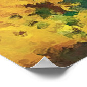 Affiches d'art vintage de peinture de tournesol (Coin)