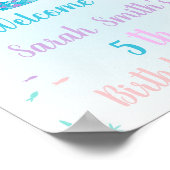 Affiches de bienvenue de sirène verte (Coin)