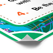 Affiches de caractères, Soins - 3 sur 6 (Coin)