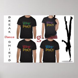 Affiches de chemises Break Dance