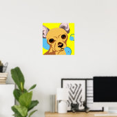 Affiches de Chihuahua mignons (Bureau à domicile)