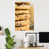 Affiches de cookies aux pépites de chocolat (Bureau à domicile)