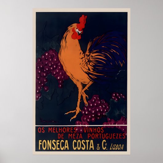 Affiches de coq - Affiche de Cappiello (Devant)