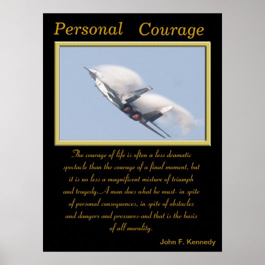 Affiches de courage personnel 5 (Devant)