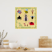 Affiches de crèche Insectes (Cuisine)
