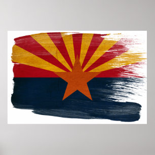 Affiches de drapeau de l'Arizona