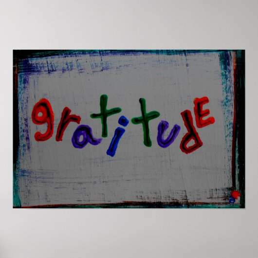 affiches de "gratitude" (Devant)