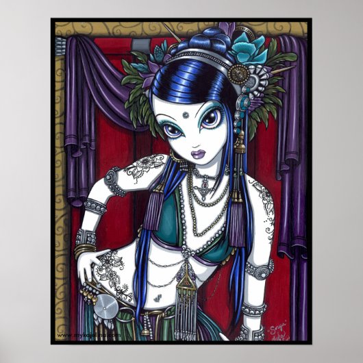 Affiches de la danseuse du ventre "Sonya" (Devant)