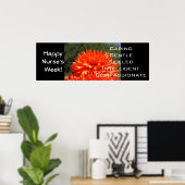 Affiches de la Semaine de l'infirmière joyeuse pou (Bureau à domicile)