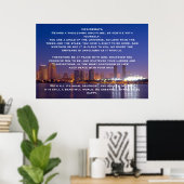 Affiches de la ville de nuit DESIDERATA (Bureau à domicile)